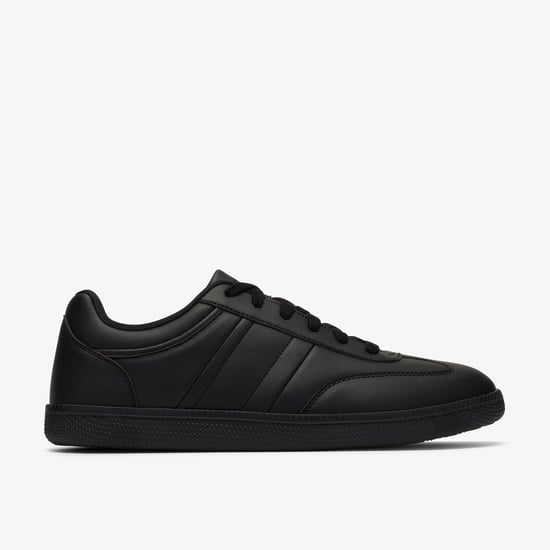Fosse Tie Black Trainers - Image 1