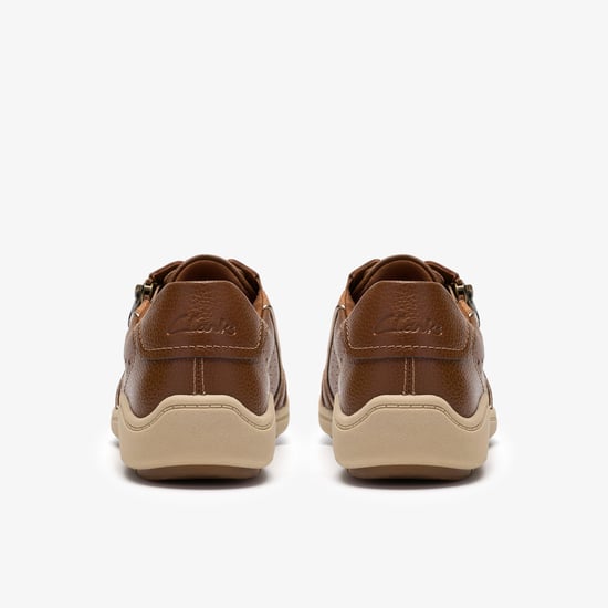 Bryianne Dazz Dark Tan Lea Trainers - Image 5