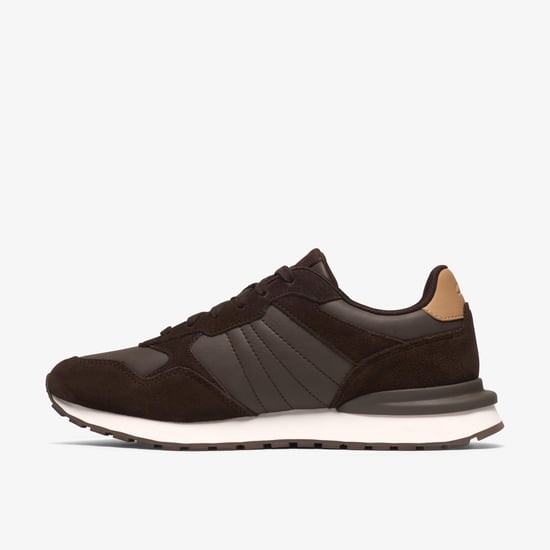 Franco Lace Brown Trainers - Image 2