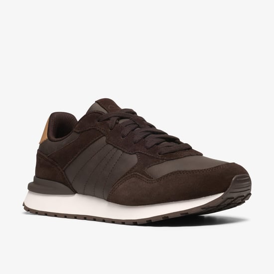 Franco Lace Brown Trainers - Image 4