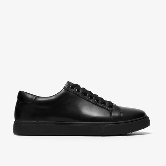 Lockton Lace Black/Black Trainers - Image 1