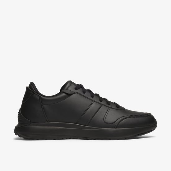 Cawton Lace Black Trainers - Image 1