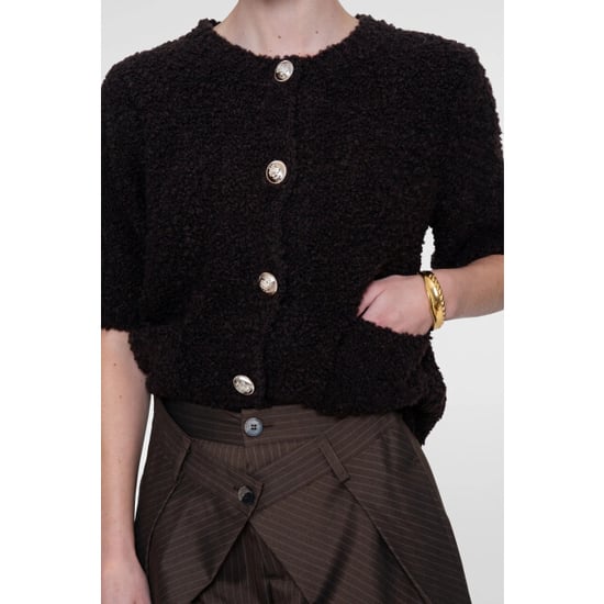 Geisha 64552-70 785 vest boucle short sleeves dark brown - Image 4