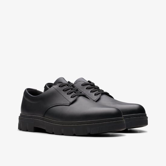 Lorcam Loop Y Black Leather Shoes - Image 4