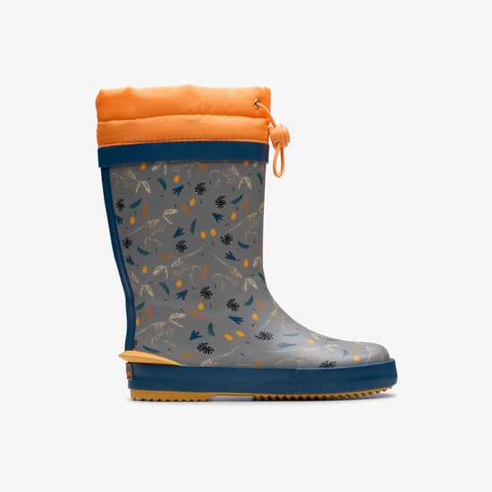 Tarri Race K Grey Print Wellies - Image 1
