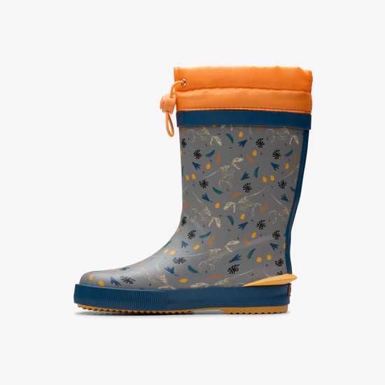 Tarri Race K Grey Print Wellies - Image 2