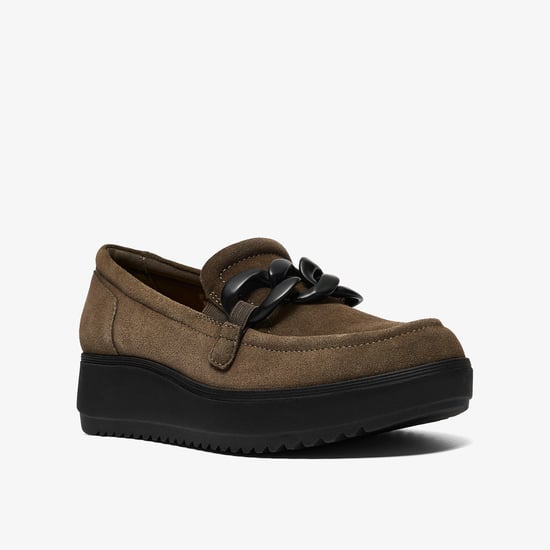 Zylah May Olive Suede Shoes - Image 4