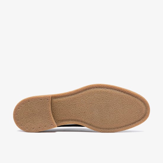 Chelwood Lace Navy Suede Shoes - Image 3