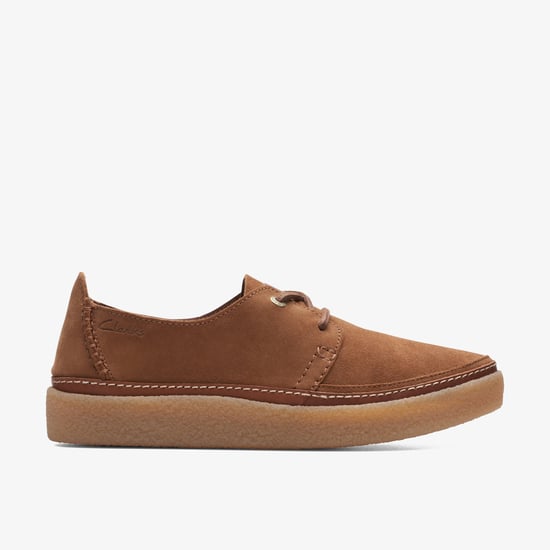Oakpark Lace Cola Suede Shoes - Image 1