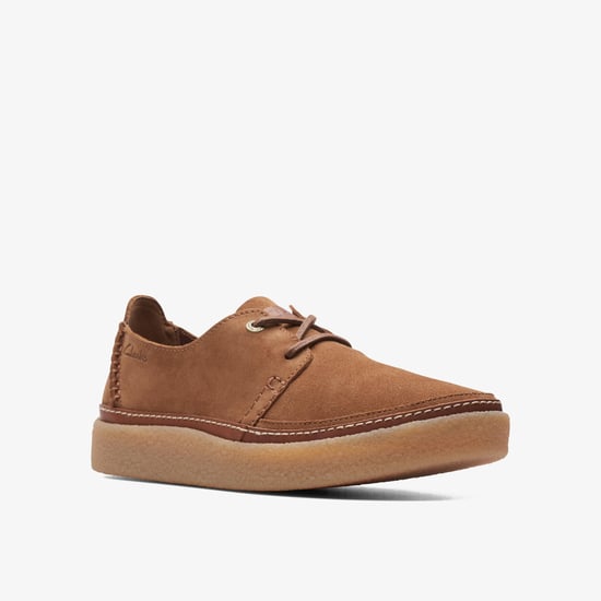 Oakpark Lace Cola Suede Shoes - Image 3