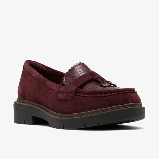 Westlynn Bella Burgundy Suede Shoes - Image 4