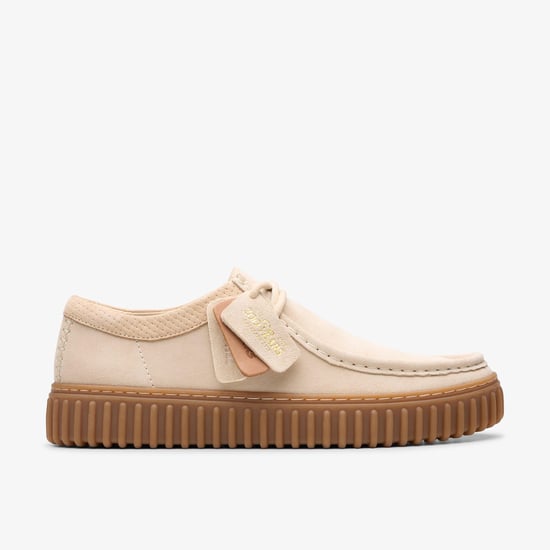 Torhill Lo Ecru Suede Shoes - Image 1