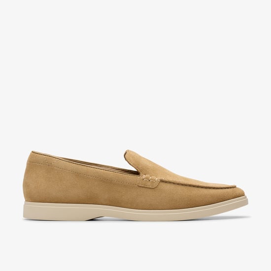 Torford Easy Dark Sand Suede Shoes - Image 1