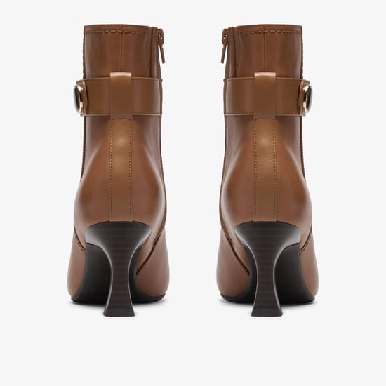 Tammitha Nora Tan Leather Boots - Image 5
