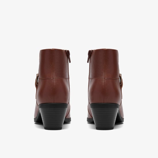 Emily2 Style British Tan Lea Boots - Image 5