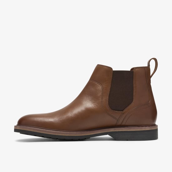Pitney Top Dark Tan Lea Boots - Image 2