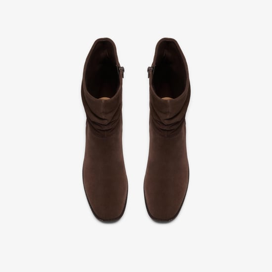Danyelle Ruby Dark Brown Suede Boots - Image 6