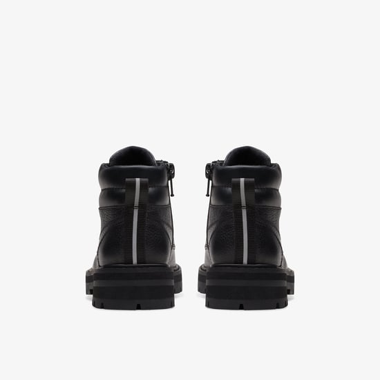 Prague Zip K. Black Leather Boots - Image 5