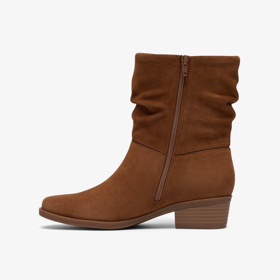 Danyelle Ruby Dark Tan Suede Boots - Image 2