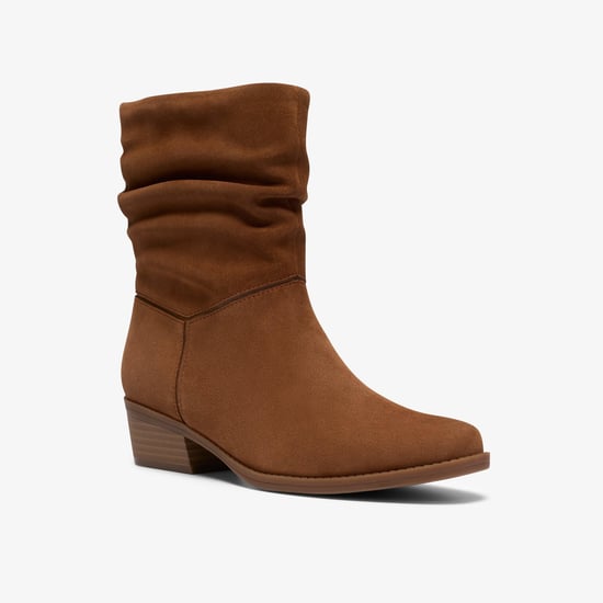 Danyelle Ruby Dark Tan Suede Boots - Image 4
