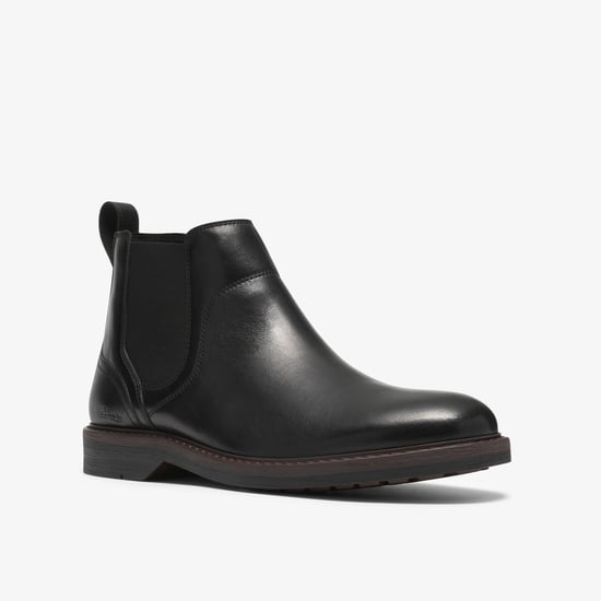 Pitney Top Black Leather Boots - Image 4
