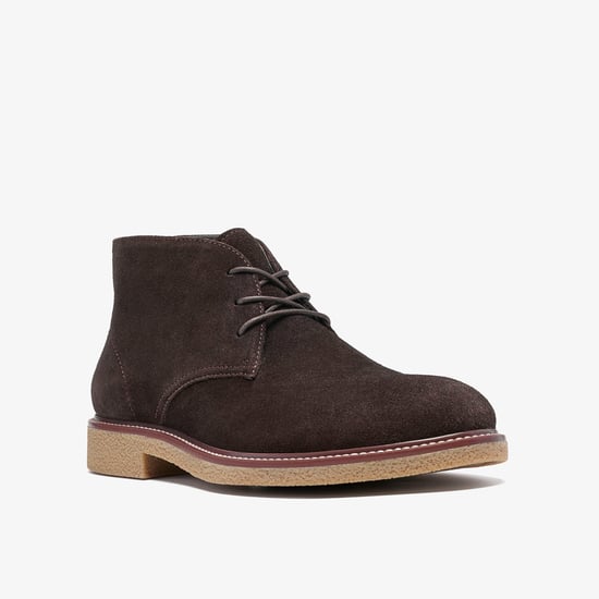 Chelwood Mid Brown Sde Boots - Image 4
