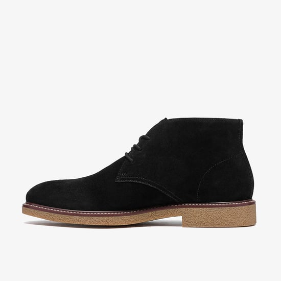 Chelwood Mid Black Sde Boots - Image 2