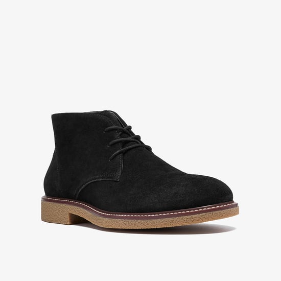 Chelwood Mid Black Sde Boots - Image 4