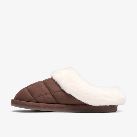 Thalia Mule Chocolate Slippers - Image 2