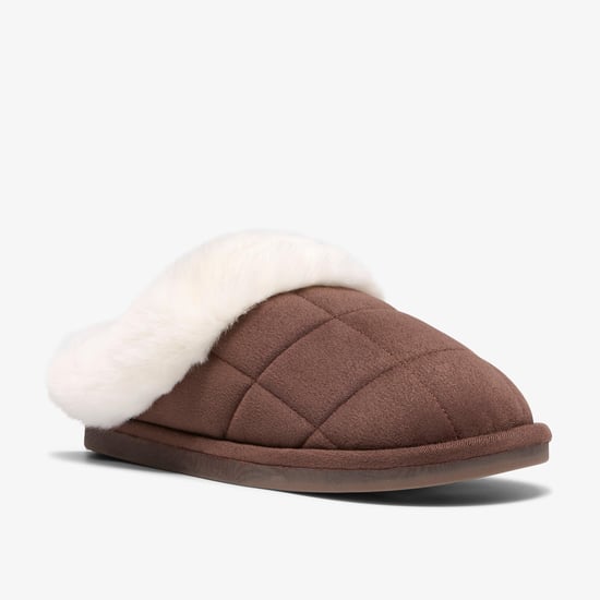 Thalia Mule Chocolate Slippers - Image 4