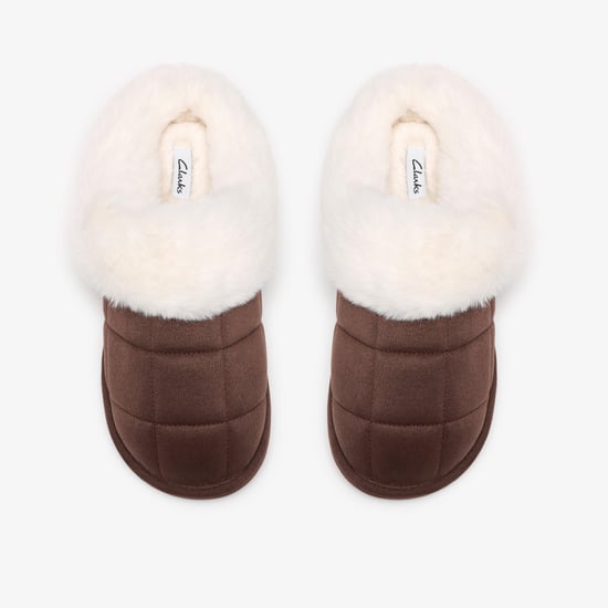 Thalia Mule Chocolate Slippers - Image 6