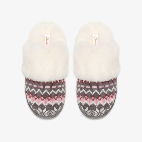 Naxia Festive Grey Interest Slippers - Image 6