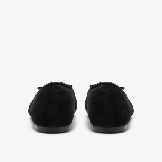 Leven Bow Black Sde Shoes - Image 5