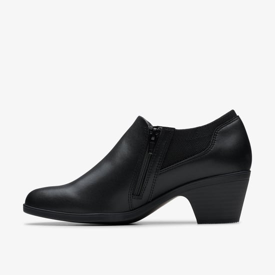 Emily2 Darcey Black Leather Shoes - Image 2