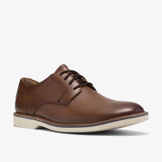 Atticus LT Tie Tan Leather Shoes - Image 4