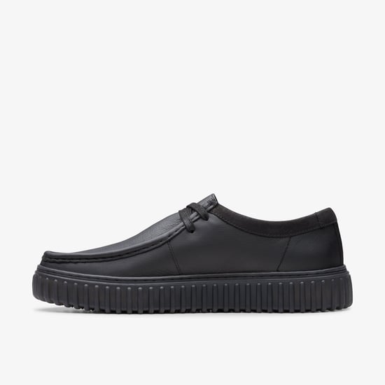 Torhill Lo Black Leather Shoes - Image 2