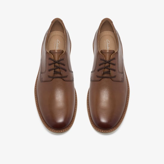 Atticus LT Tie Tan Leather Shoes - Image 6