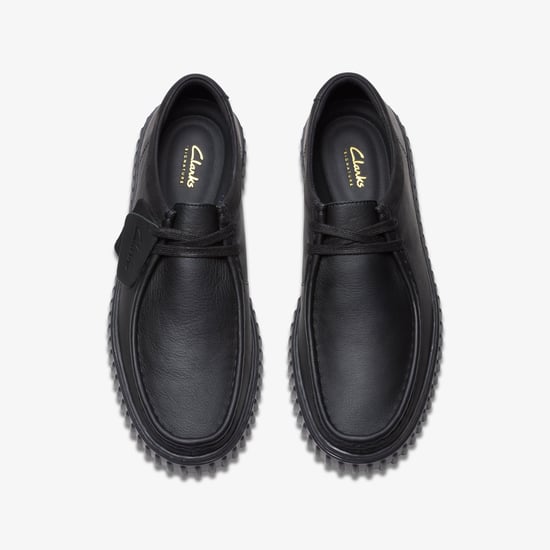 Torhill Lo Black Leather Shoes - Image 6