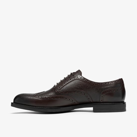 Bathford Tip Brown Leather Shoes - Image 2