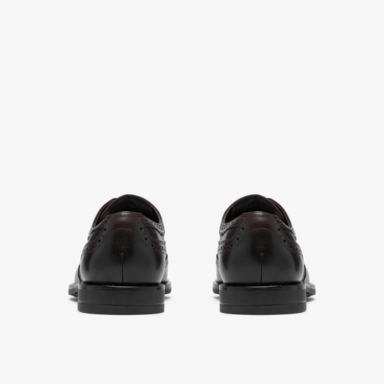 Bathford Tip Brown Leather Shoes - Image 5