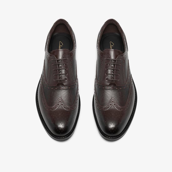 Bathford Tip Brown Leather Shoes - Image 6