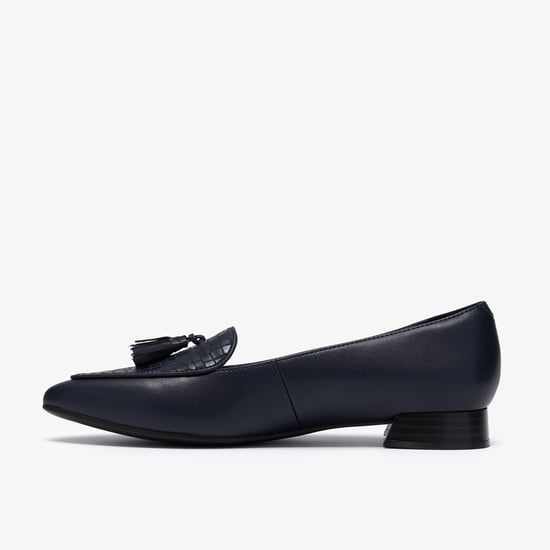 Natalyn Quartz Navy Croc Shoes - Image 2