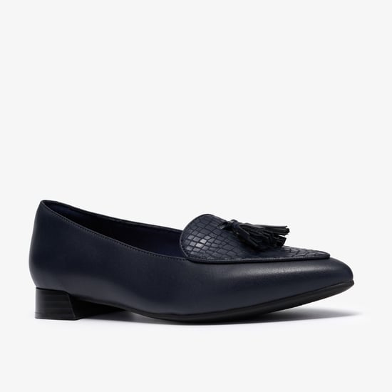 Natalyn Quartz Navy Croc Shoes - Image 4
