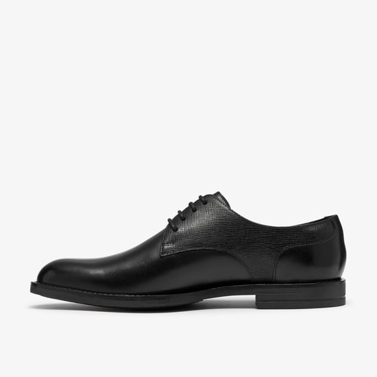 Bathford Lace Black Leather Shoes - Image 2