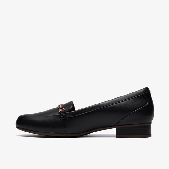Juliet Mia Navy Leather Shoes - Image 2