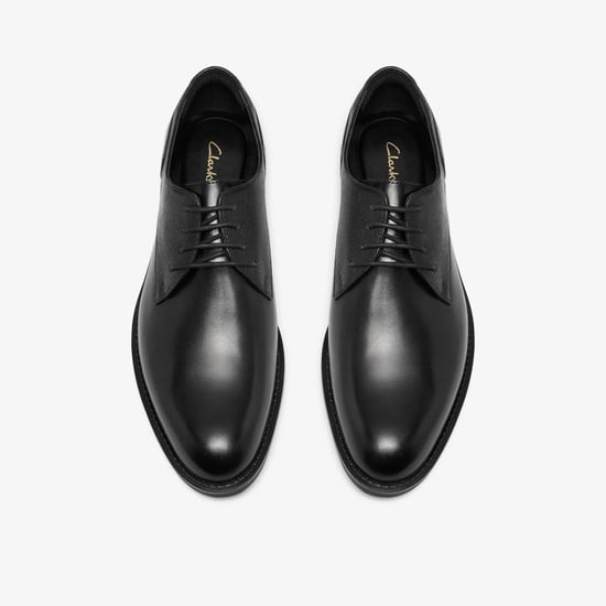 Bathford Lace Black Leather Shoes - Image 6