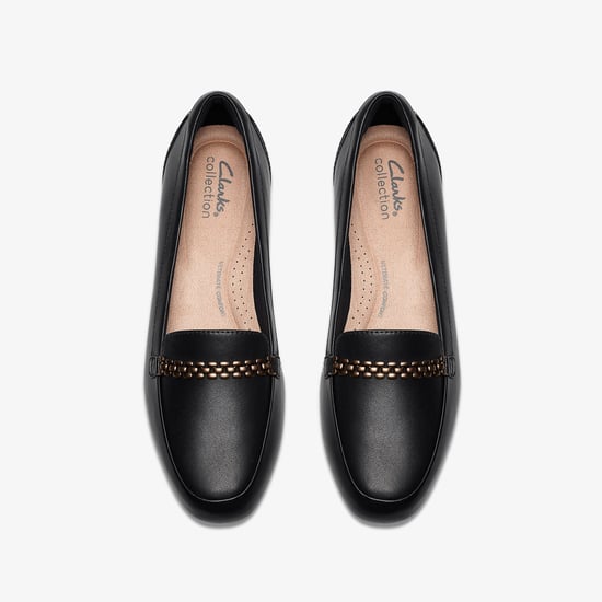 Juliet Mia Navy Leather Shoes - Image 6