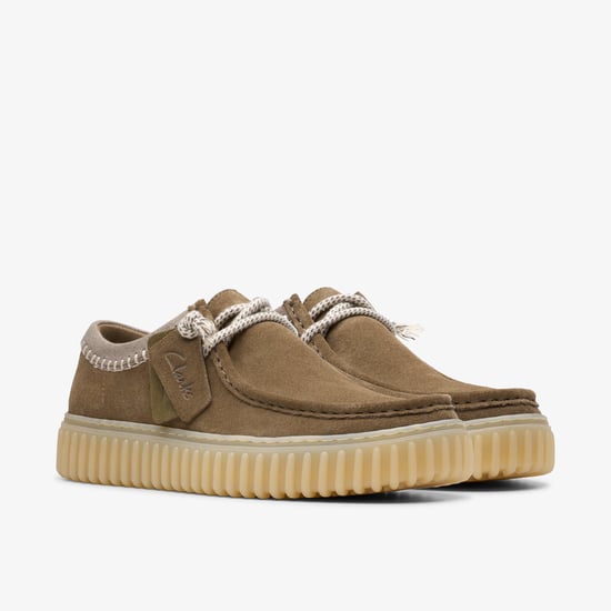 Torhill Lo Dark Olive Combi Shoes - Image 4