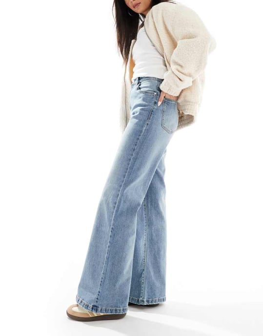 Cotton On stretch vida benjeans i stengrå - Image 3