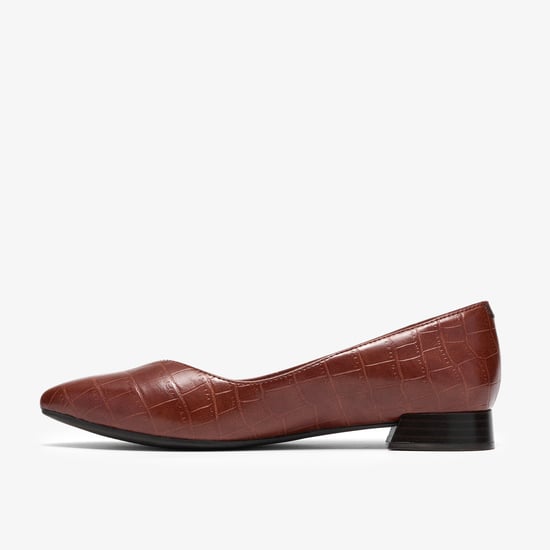Natalyn Wish Dark Tan Croc Shoes - Image 2